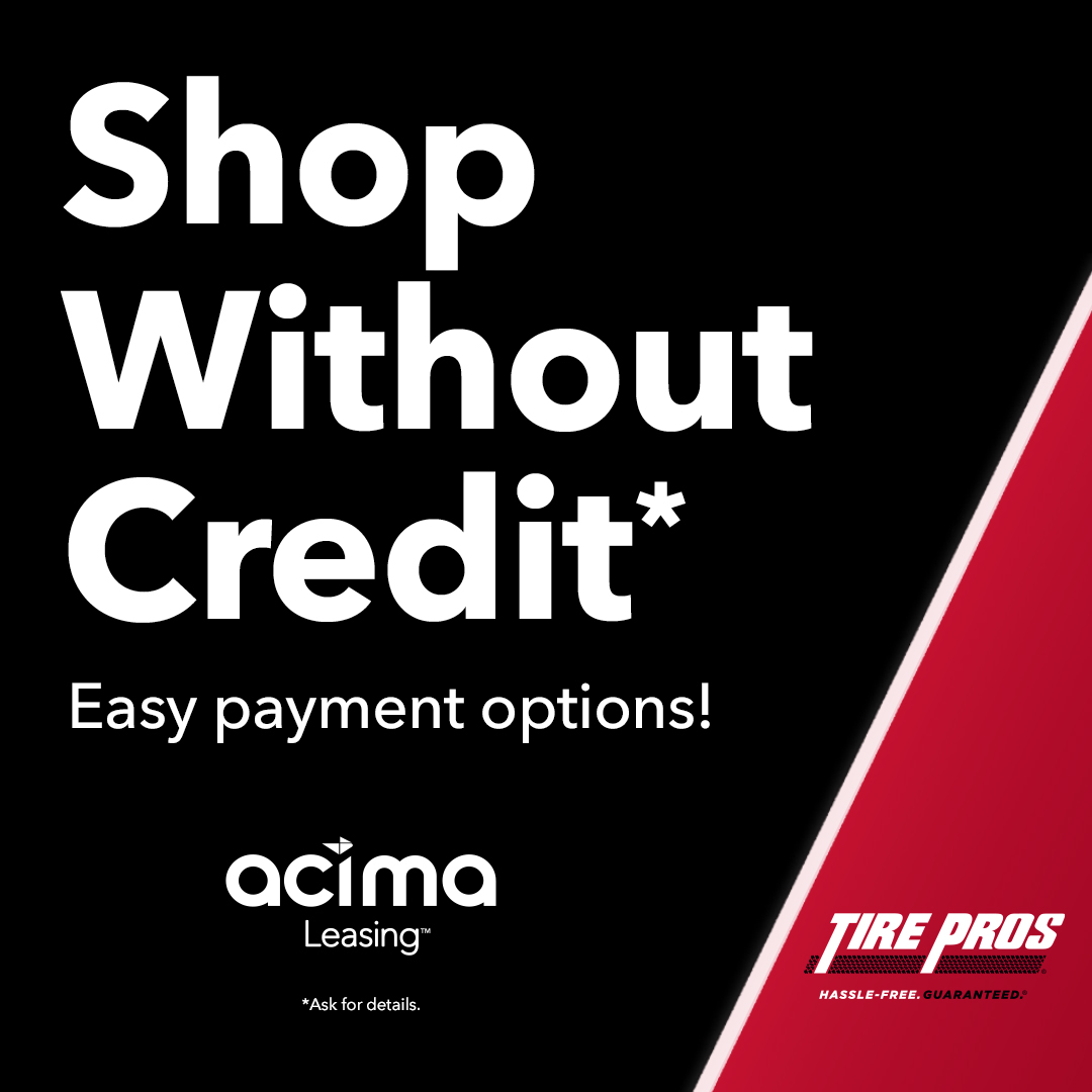 Acima Leasing Available at Tire City Tire Pros!